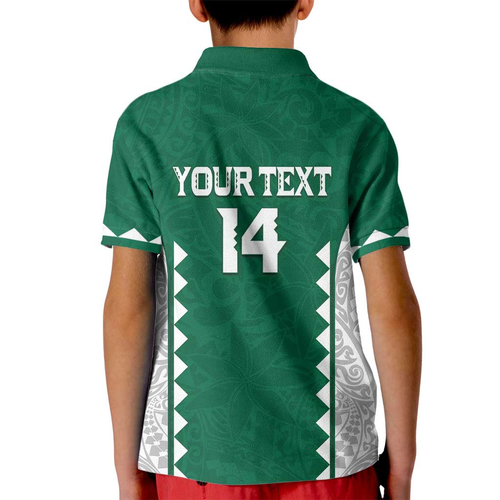 Custom Hawaii Volleyball Kid Polo Shirt Hawaiian Kakau Pattern LT14 - Polynesian Pride
