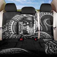 Black Hawaii Ikaika Warrior Back Car Seat Cover Hawaiian Power LT14 One Size Black - Polynesian Pride