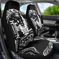 Black Hawaii Ikaika Warrior Car Seat Cover Hawaiian Power LT14 - Polynesian Pride