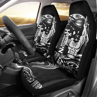 Black Hawaii Ikaika Warrior Car Seat Cover Hawaiian Power LT14 - Polynesian Pride