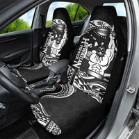 Black Hawaii Ikaika Warrior Car Seat Cover Hawaiian Power LT14 - Polynesian Pride
