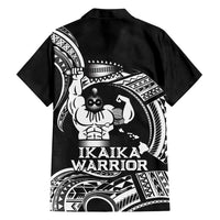 Black Hawaii Ikaika Warrior Hawaiian Shirt Hawaiian Power LT14 - Polynesian Pride