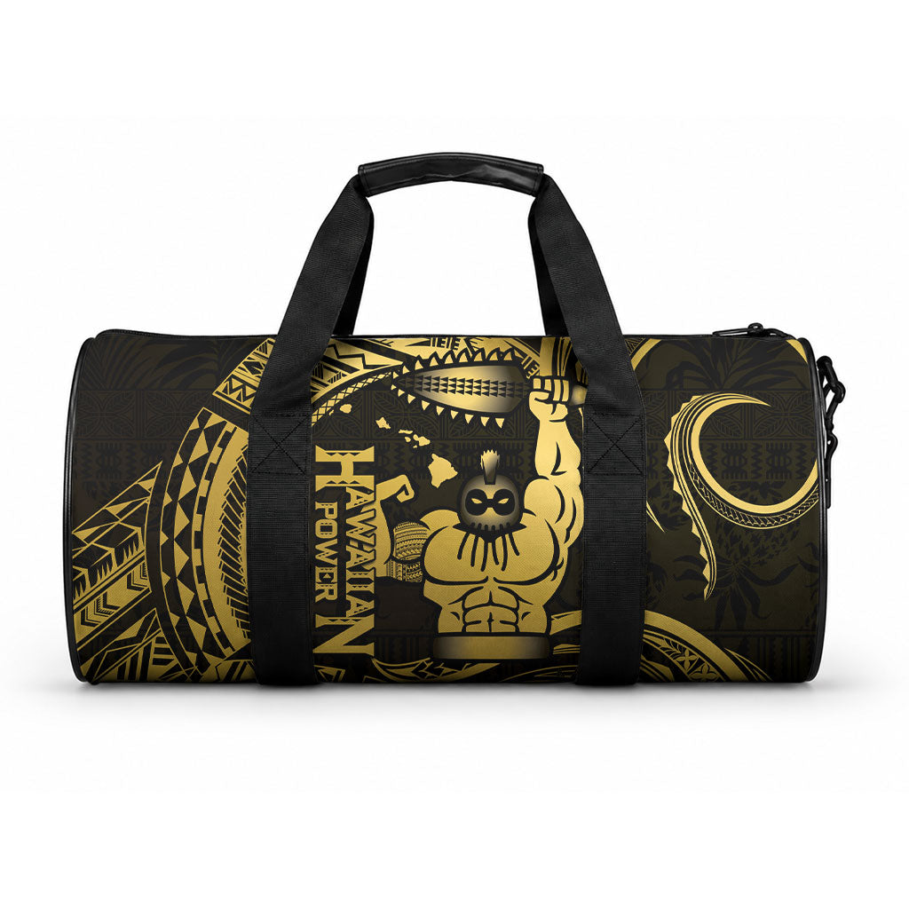 Gold Hawaii Ikaika Warrior Duffle Bag Hawaiian Power LT14 One size Gold - Polynesian Pride