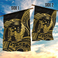 Gold Hawaii Ikaika Warrior Garden Flag Hawaiian Power LT14 - Polynesian Pride