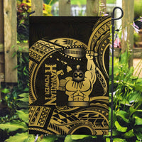 Gold Hawaii Ikaika Warrior Garden Flag Hawaiian Power LT14 Garden Flag Gold - Polynesian Pride
