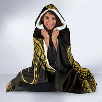 Gold Hawaii Ikaika Warrior Hooded Blanket Hawaiian Power LT14 - Polynesian Pride