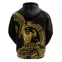 Gold Hawaii Ikaika Warrior Hoodie Hawaiian Power LT14 - Polynesian Pride
