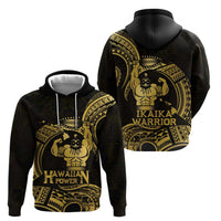 Gold Hawaii Ikaika Warrior Hoodie Hawaiian Power LT14 - Polynesian Pride