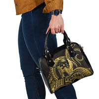 Gold Hawaii Ikaika Warrior Shoulder Handbag Hawaiian Power LT14 - Polynesian Pride