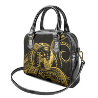 Gold Hawaii Ikaika Warrior Shoulder Handbag Hawaiian Power LT14 - Polynesian Pride