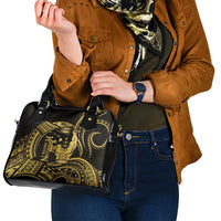 Gold Hawaii Ikaika Warrior Shoulder Handbag Hawaiian Power LT14 - Polynesian Pride