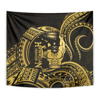 Gold Hawaii Ikaika Warrior Tapestry Hawaiian Power LT14 - Polynesian Pride