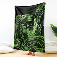 Green Hawaii Ikaika Warrior Blanket Hawaiian Power LT14 - Polynesian Pride