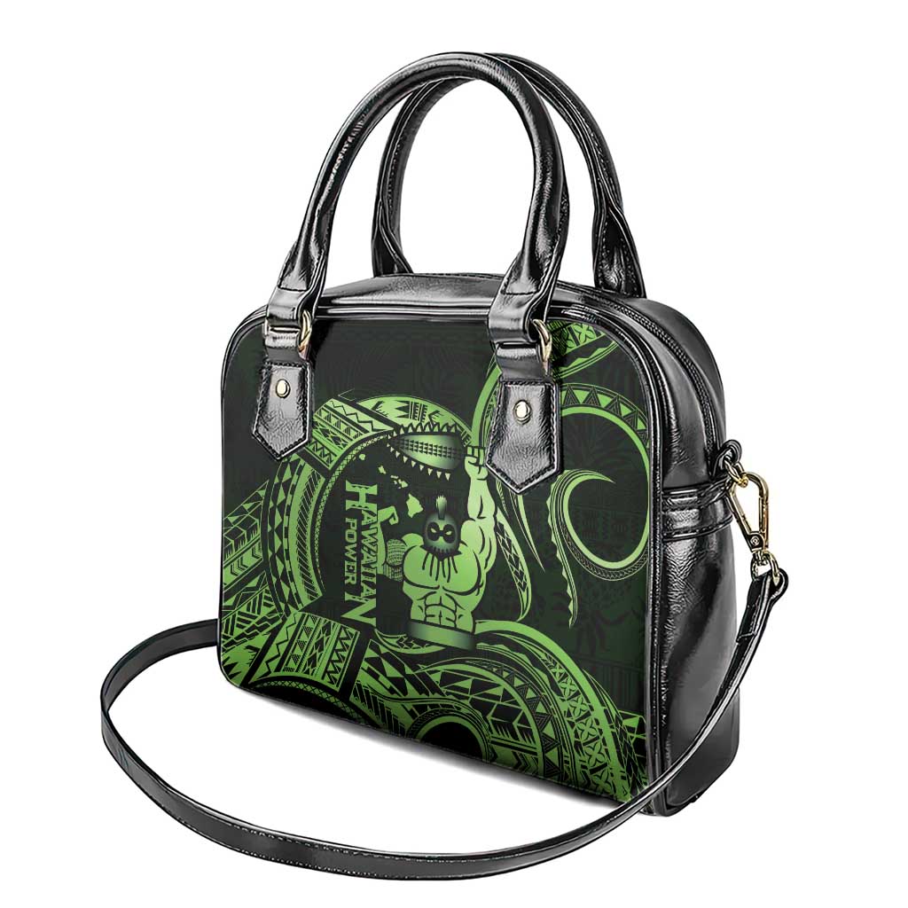 Green Hawaii Ikaika Warrior Shoulder Handbag Hawaiian Power LT14 - Polynesian Pride