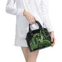 Green Hawaii Ikaika Warrior Shoulder Handbag Hawaiian Power LT14 - Polynesian Pride
