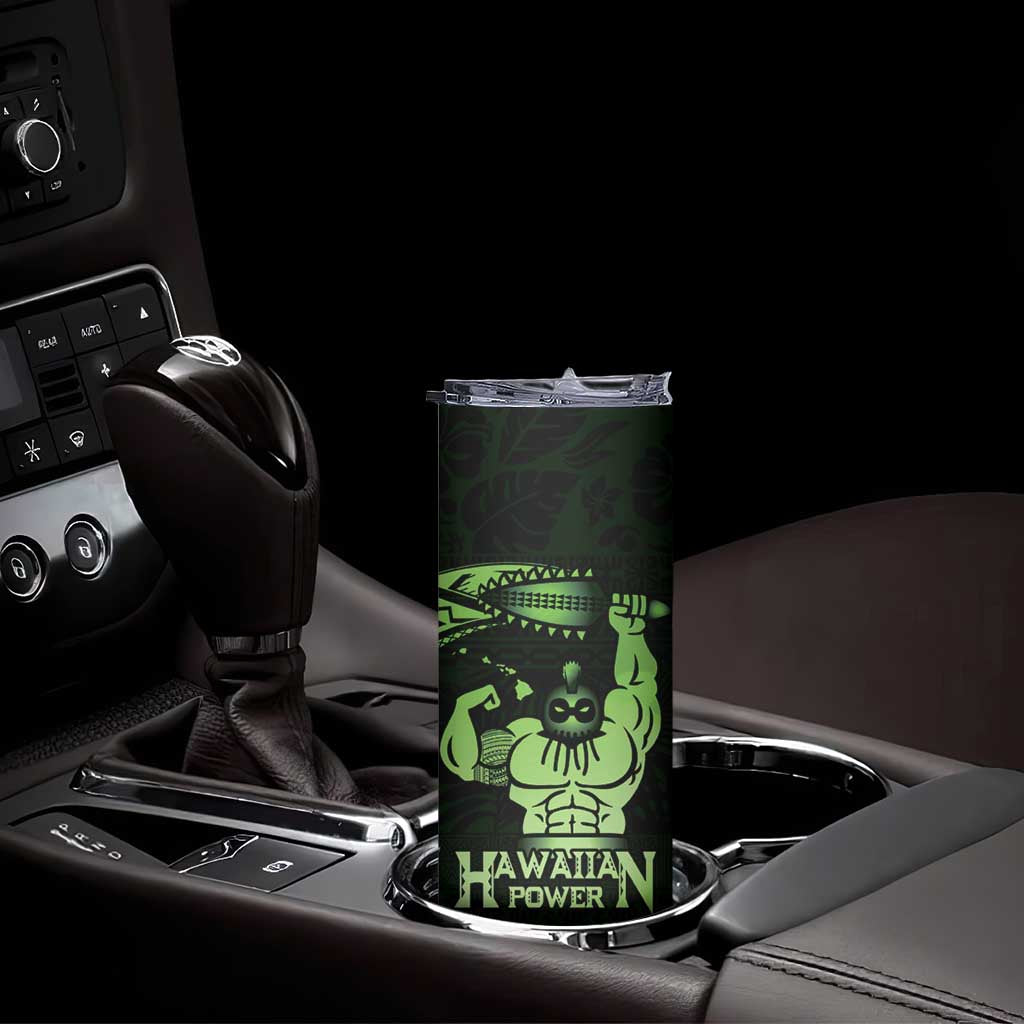 Green Hawaii Ikaika Warrior Skinny Tumbler Hawaiian Power