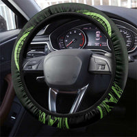 Green Hawaii Ikaika Warrior Steering Wheel Cover Hawaiian Power LT14 - Polynesian Pride
