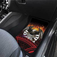 Fautasi Race Day American Samoa Car Mats Bald Eagle Polynesian Tattoo LT14 - Polynesian Pride