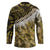 Yellow Traditional Cloak Aotearoa Hockey Jersey Maori Paua Shell Korowai Pattern - Polynesian Pride
