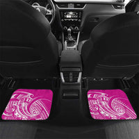 Personalised Polynesia Breast Cancer Awareness Car Mats Think Pink Ribbon Polynesian Butterflies