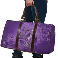 Polynesia Lupus Awareness Month Travel Bag Warrior Purple Ribbon Polynesian Butterflies