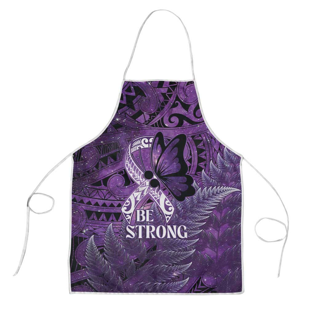 Lupus Awareness Month New Zealand Apron Be Strong Warrior Maori Silver Fern