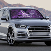 Lupus Awareness Month New Zealand Auto Sun Shade Be Strong Warrior Maori Silver Fern
