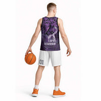 Lupus Awareness Month New Zealand Basketball Jersey Be Strong Warrior Maori Silver Fern LT14 - Polynesian Pride