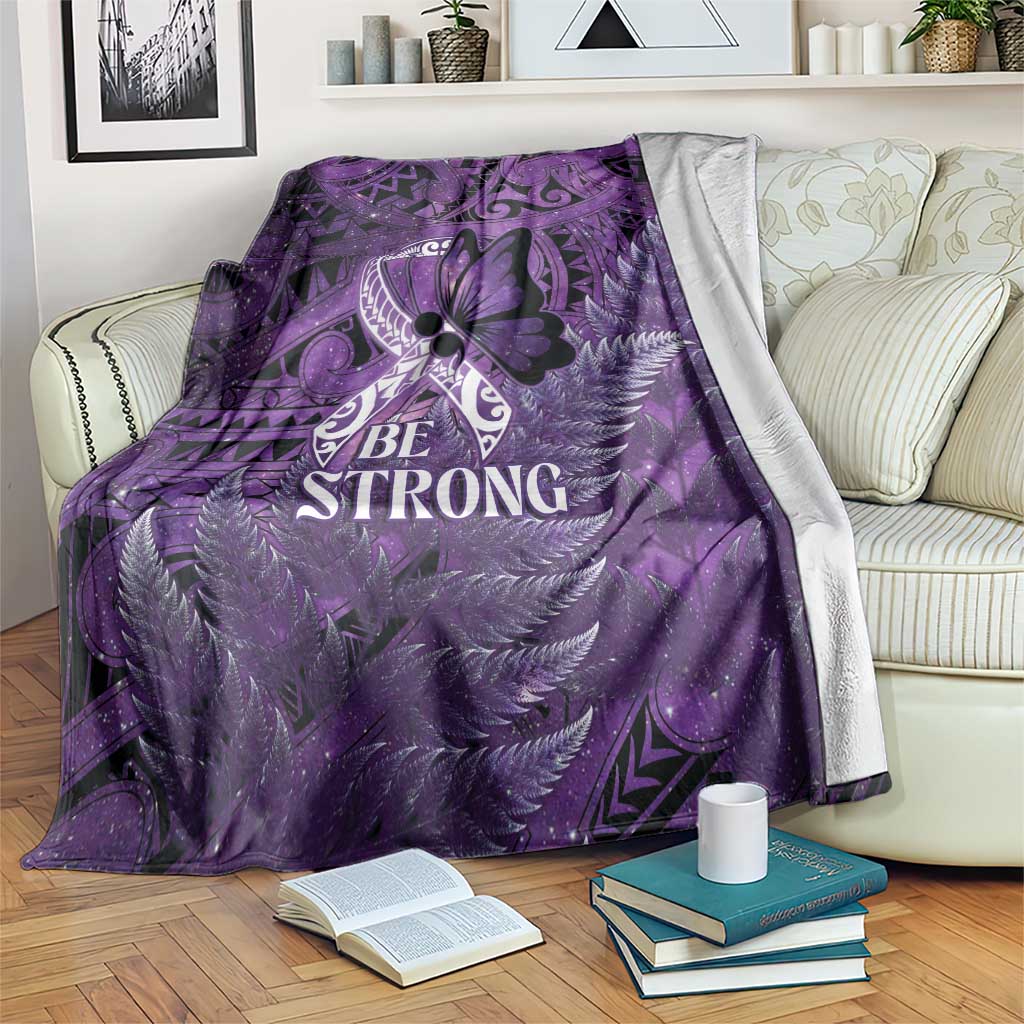 Lupus Awareness Month New Zealand Blanket Be Strong Warrior Maori Silver Fern