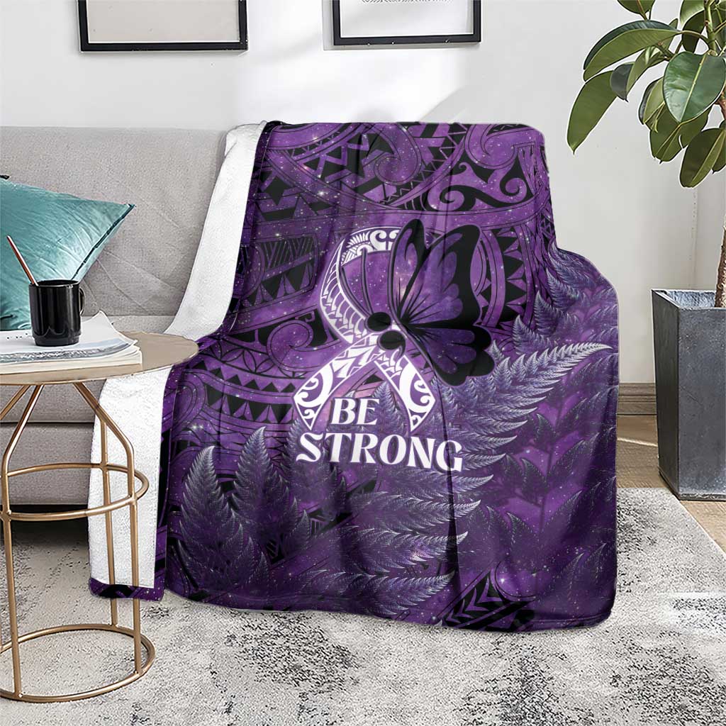 Lupus Awareness Month New Zealand Blanket Be Strong Warrior Maori Silver Fern