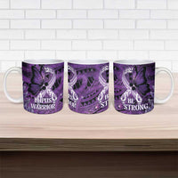 Lupus Awareness Month New Zealand Ceramic Mug Be Strong Warrior Maori Silver Fern LT14 - Polynesian Pride