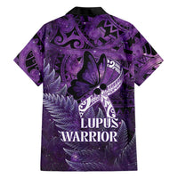 Lupus Awareness Month New Zealand Family Matching Puletasi and Hawaiian Shirt Be Strong Warrior Maori Silver Fern LT14 - Polynesian Pride
