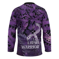 Lupus Awareness Month New Zealand Hockey Jersey Be Strong Warrior Maori Silver Fern LT14 - Polynesian Pride