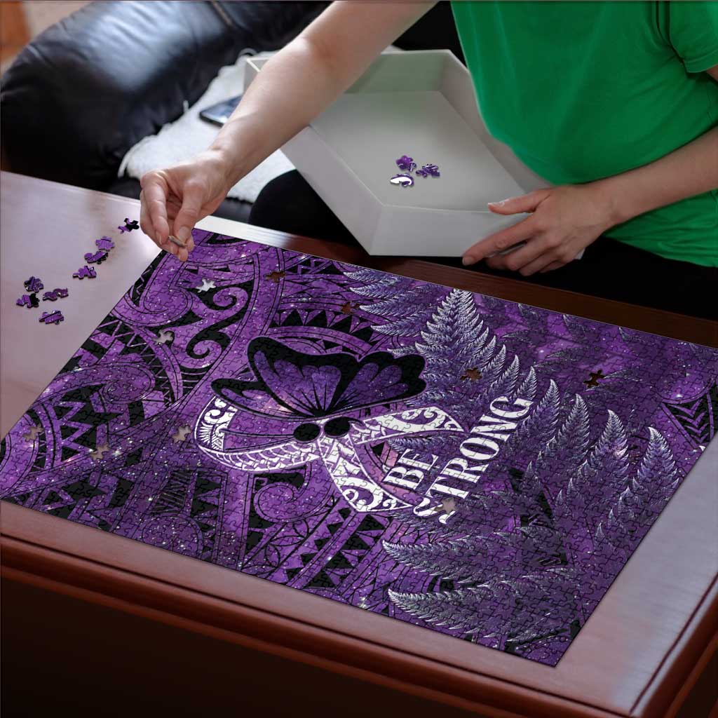 Lupus Awareness Month New Zealand Puzzle Be Strong Warrior Maori Silver Fern
