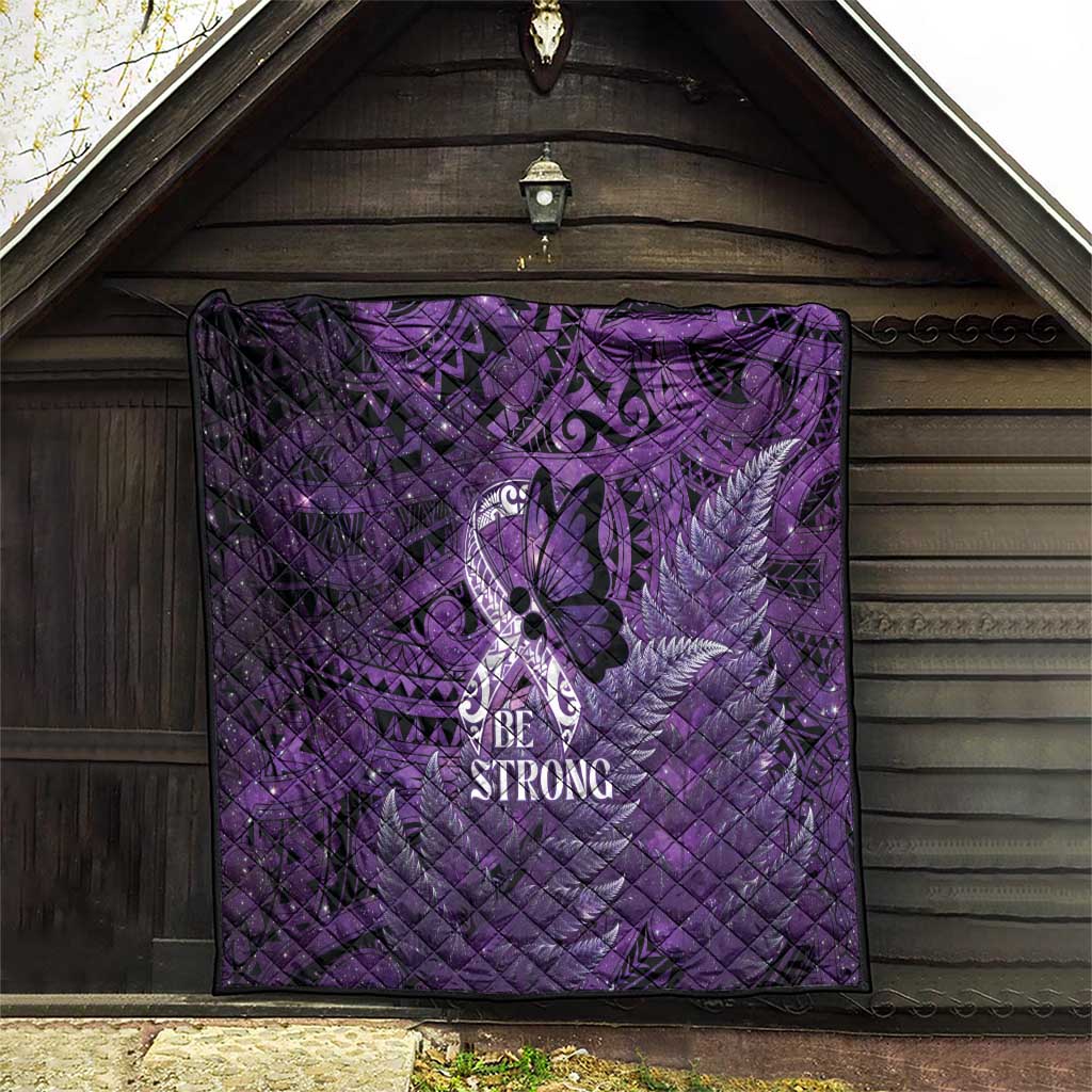 Lupus Awareness Month New Zealand Quilt Be Strong Warrior Maori Silver Fern