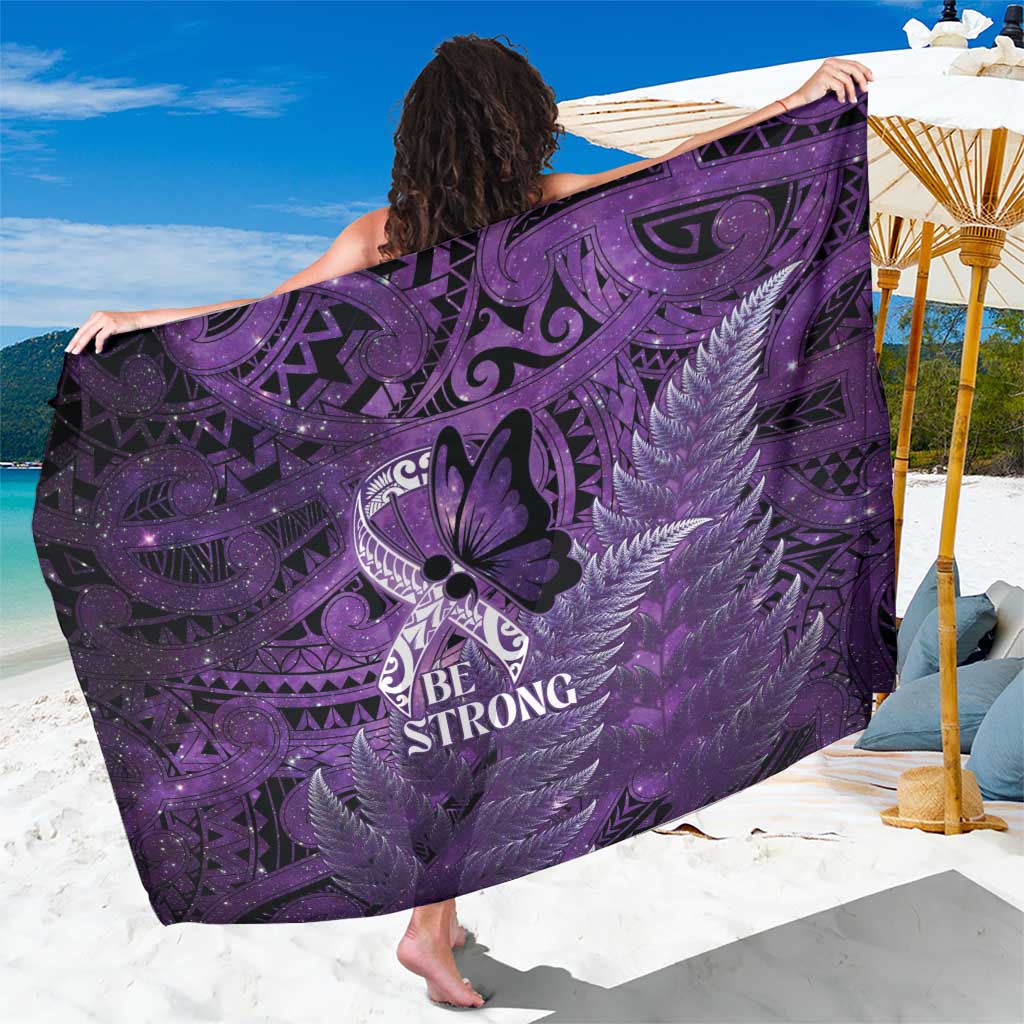 Lupus Awareness Month New Zealand Sarong Be Strong Warrior Maori Silver Fern
