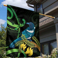 New Zealand Tui Bird Garden Flag Aotearoa Maori With Kowhai Flowers LT14 - Polynesian Pride