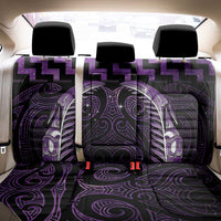 Purple Matariki New Zealand Back Car Seat Cover Maori Poutama Galaxy Vibes LT14 - Polynesian Pride