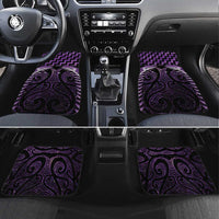 Purple Matariki New Zealand Car Mats Maori Poutama Galaxy Vibes LT14 Set 4pcs Purple - Polynesian Pride