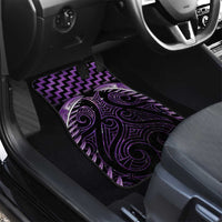 Purple Matariki New Zealand Car Mats Maori Poutama Galaxy Vibes LT14 - Polynesian Pride