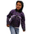 Purple Matariki New Zealand Kid Hoodie Maori Poutama Galaxy Vibes