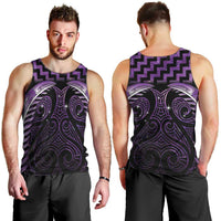 Purple Matariki New Zealand Men Tank Top Maori Poutama Galaxy Vibes LT14 - Polynesian Pride