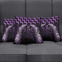 Purple Matariki New Zealand Pillow Cover Maori Poutama Galaxy Vibes LT14 - Polynesian Pride