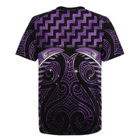 Purple Matariki New Zealand Rugby Jersey Maori Poutama Galaxy Vibes LT14 - Polynesian Pride