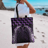 Purple Matariki New Zealand Tote Bag Maori Poutama Galaxy Vibes LT14 - Polynesian Pride