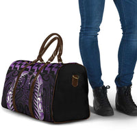 Purple Matariki New Zealand Travel Bag Maori Poutama Galaxy Vibes LT14 - Polynesian Pride