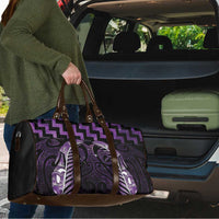 Purple Matariki New Zealand Travel Bag Maori Poutama Galaxy Vibes LT14 - Polynesian Pride