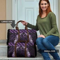 Purple Matariki New Zealand Travel Bag Maori Poutama Galaxy Vibes LT14 - Polynesian Pride