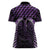 Purple Matariki New Zealand Women Polo Shirt Maori Poutama Galaxy Vibes