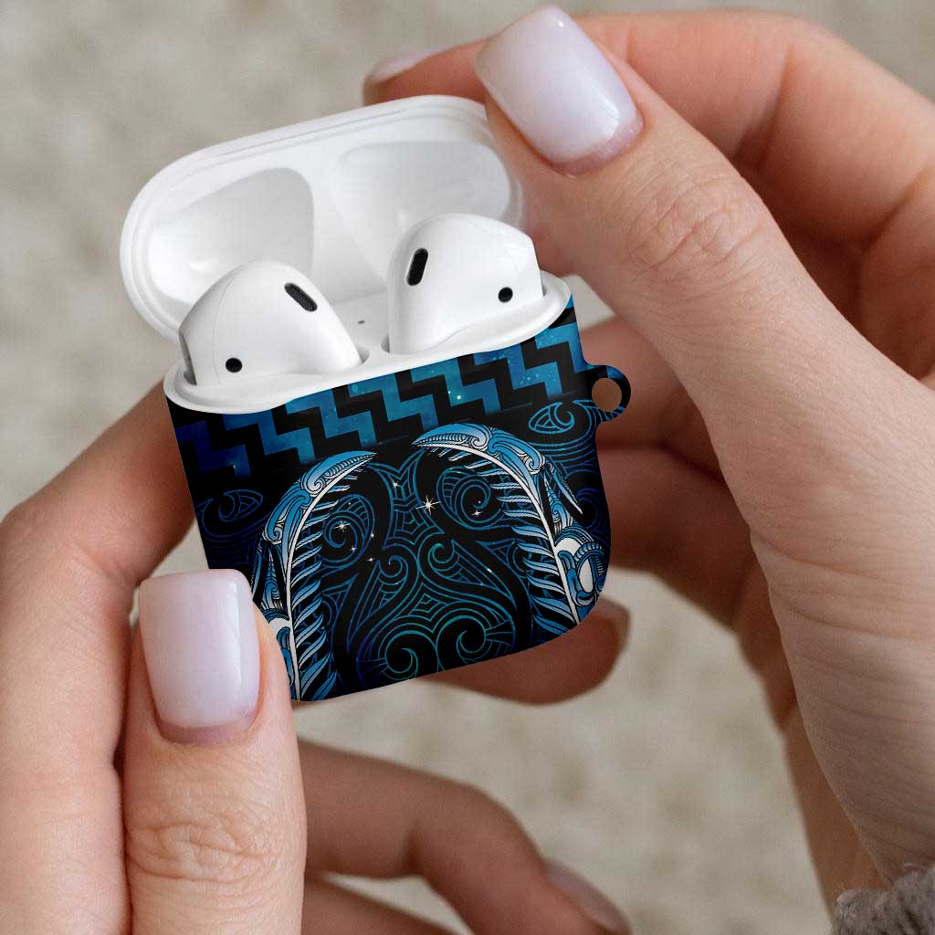Blue Matariki New Zealand AirPods Case Maori Poutama Galaxy Vibes - Polynesian Pride